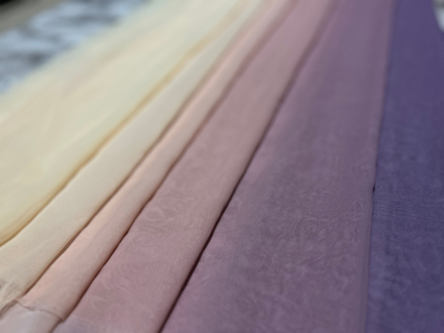 Ombre Chiffon Sheer