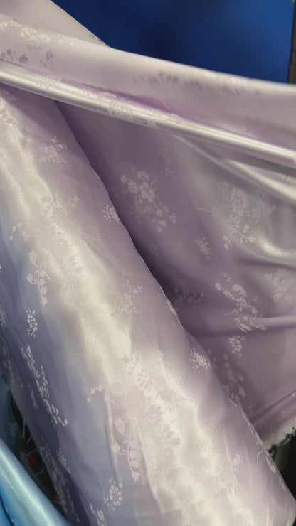 Spandex Satin Jacquard