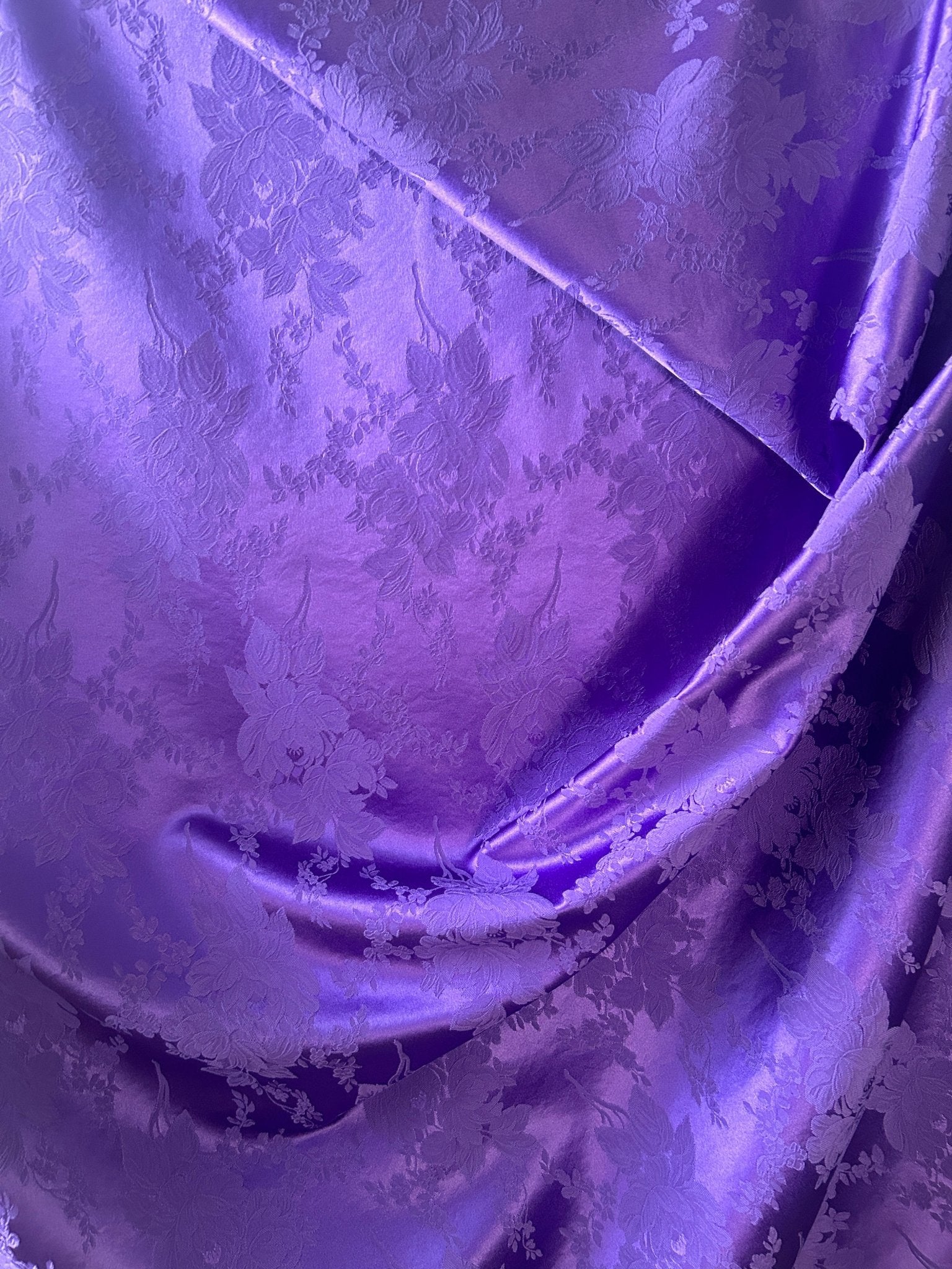 Satin Jacquard Sample - Cosplay Fabric By the Yard - CosRoads Alley