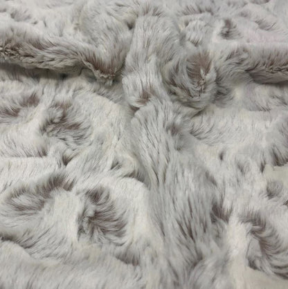 Snowshoe Hare Faux Fur Sample - Cosplay Fabric By the Yard - CosRoads Alley